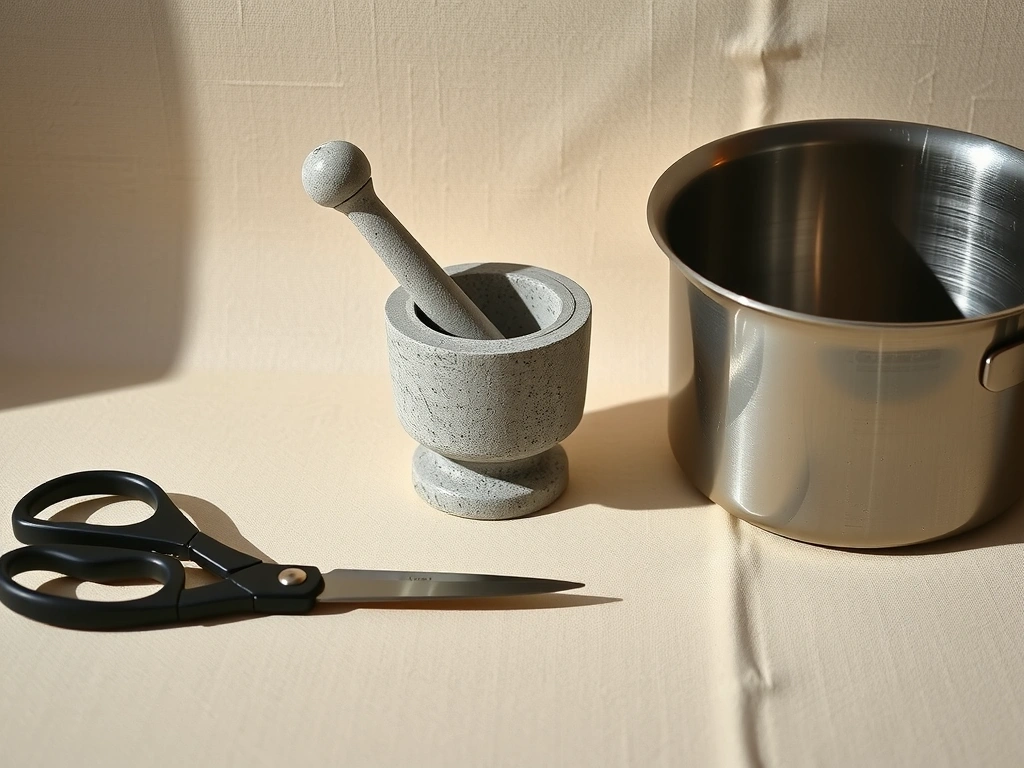 Küchenutensilien Stillleben